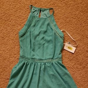 Turquoise Spring Dress